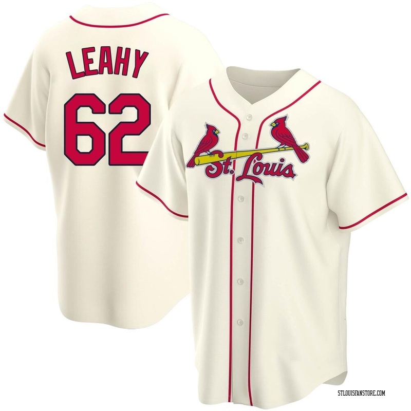 Kyle Leahy Men's St. Louis Cardinals Alternate Jersey - Cream Replica