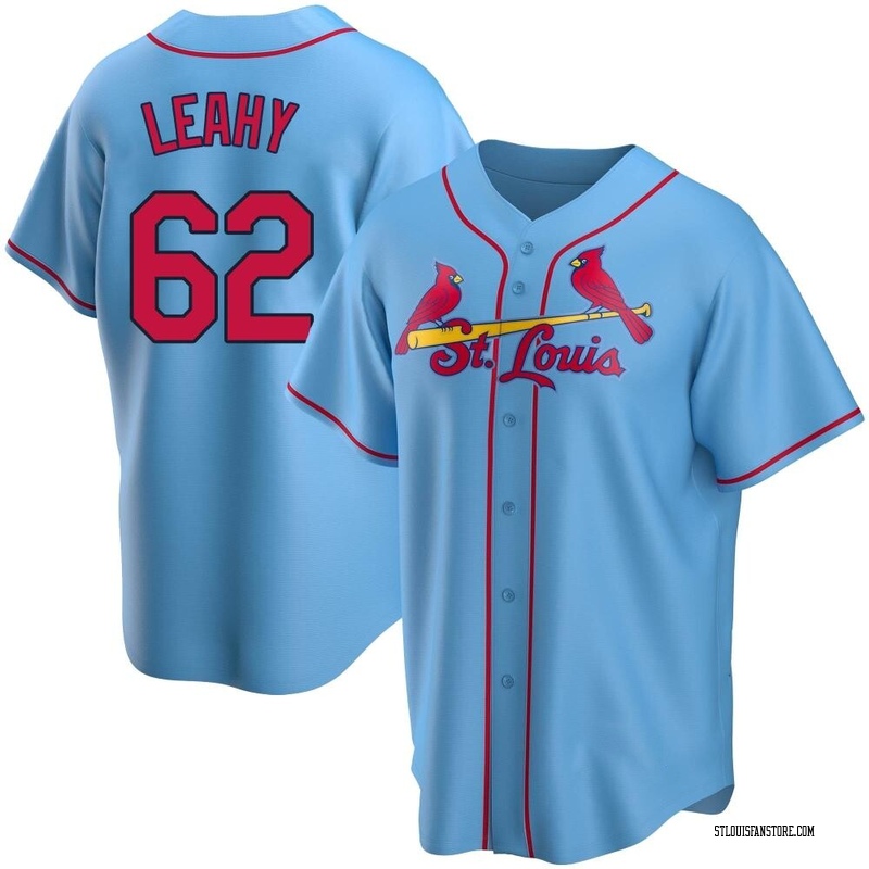 Kyle Leahy Men's St. Louis Cardinals Alternate Jersey - Light Blue Replica