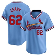 Kyle Leahy Men's St. Louis Cardinals Cooperstown Collection Jersey - Light Blue Limited