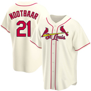 Lars Nootbaar Men's St. Louis Cardinals Alternate Jersey - Cream Replica