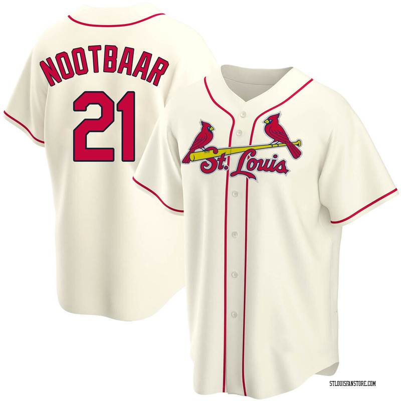 Lars Nootbaar Youth St. Louis Cardinals Alternate Jersey - Cream Replica