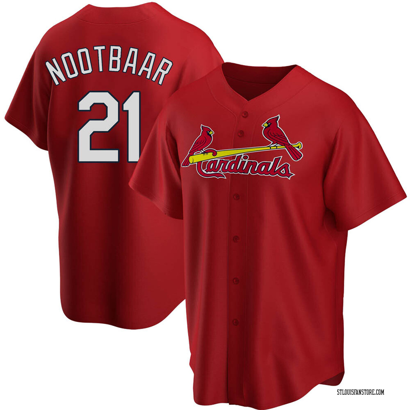 HOT NEW!! Lars Nootbaar #21 St. Louis Cardinals Name & Number T-Shirt  S-5XL
