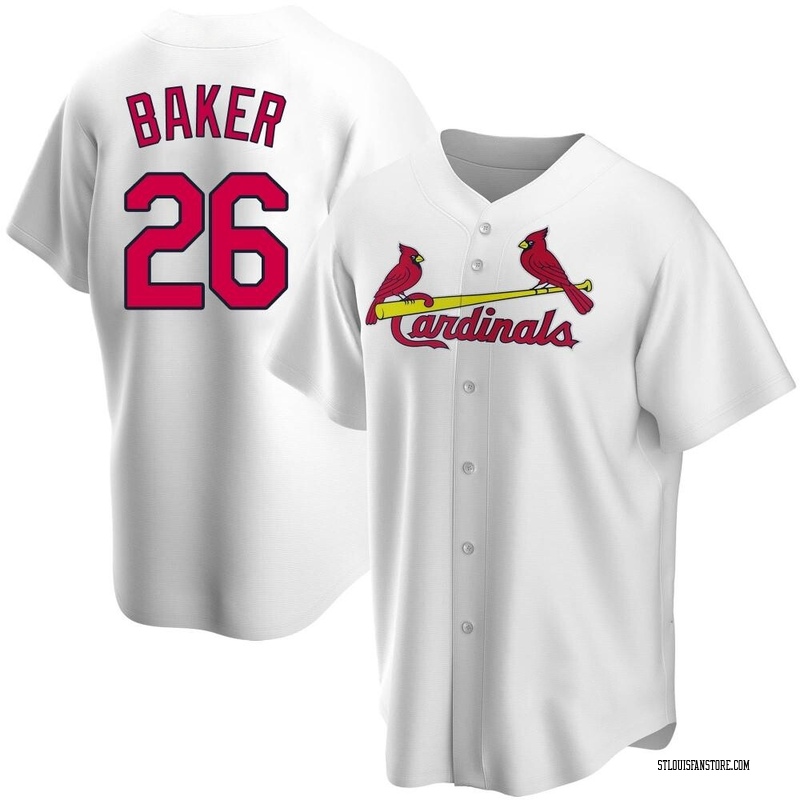 Luken Baker Men's St. Louis Cardinals Home Jersey - White Replica