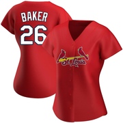 Luken Baker Women's St. Louis Cardinals Alternate Jersey - Red Replica