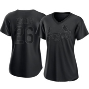 Luken Baker Women's St. Louis Cardinals Pitch Fashion Jersey - Black Replica