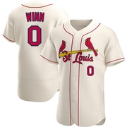 Masyn Winn Men's St. Louis Cardinals Alternate Jersey - Cream Authentic