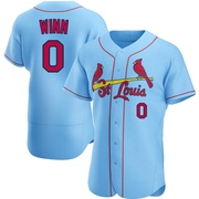 Masyn Winn Men's St. Louis Cardinals Alternate Jersey - Light Blue Authentic