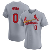 Masyn Winn Men's St. Louis Cardinals Road Jersey - Gray Elite