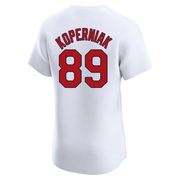 Matthew Koperniak Men's St. Louis Cardinals Home Jersey - White Elite