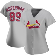 Matthew Koperniak Women's St. Louis Cardinals Road Jersey - Gray Authentic