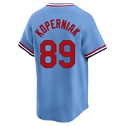 Matthew Koperniak Youth St. Louis Cardinals Cooperstown Collection Jersey - Light Blue Limited