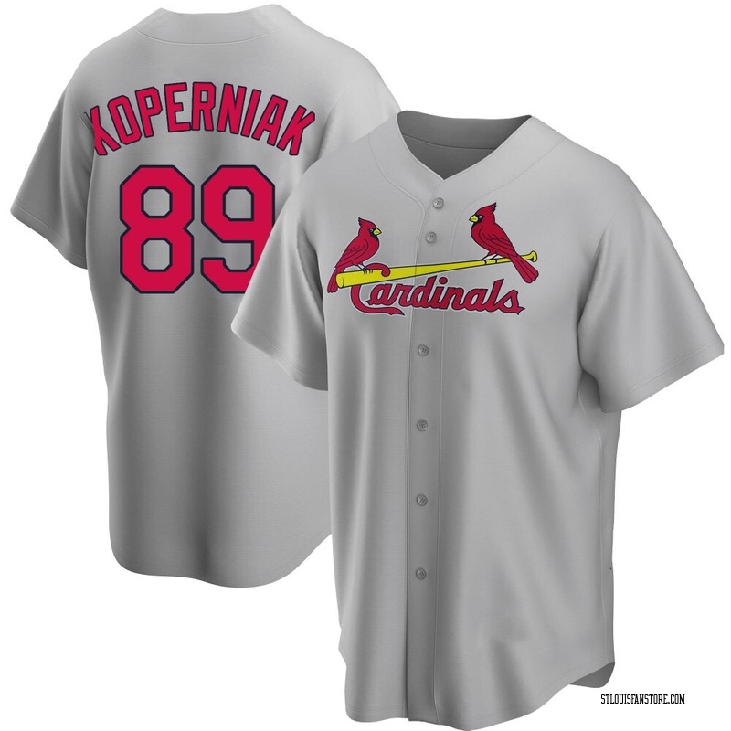 Matthew Koperniak Youth St. Louis Cardinals Road Jersey - Gray Replica