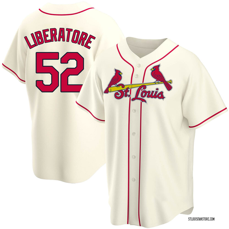 Matthew Liberatore Men's St. Louis Cardinals Alternate Jersey - Cream Replica