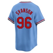 Matthew Svanson Men's St. Louis Cardinals Cooperstown Collection Jersey - Light Blue Limited