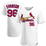 Matthew Svanson Men's St. Louis Cardinals Home Jersey - White Authentic