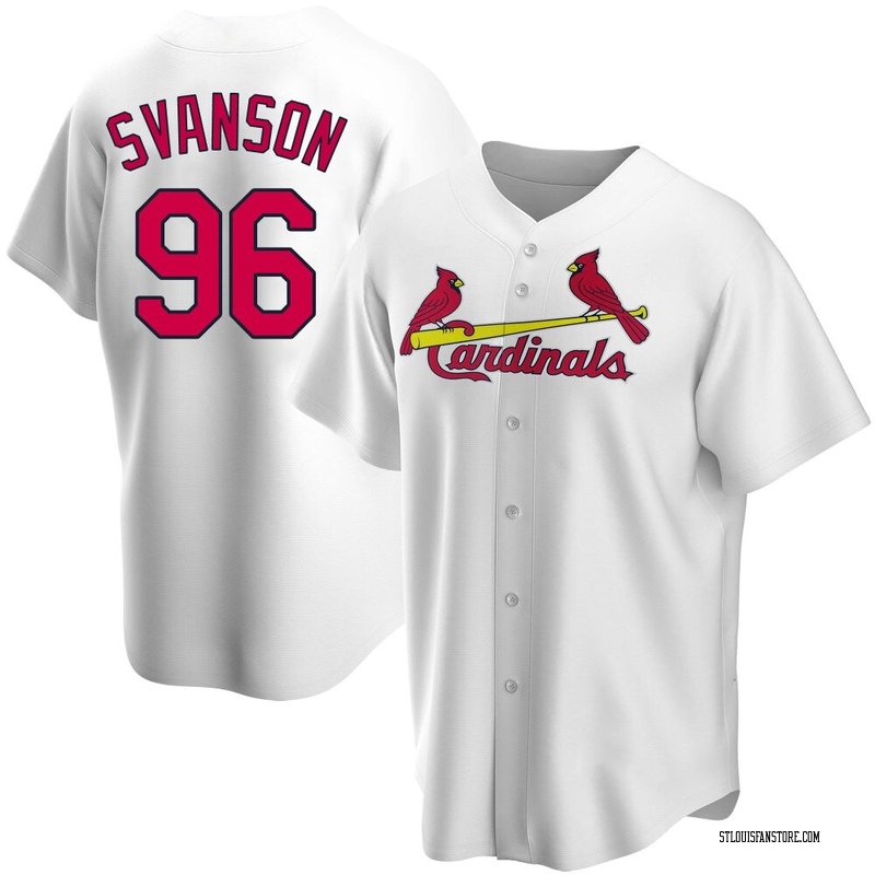 Matthew Svanson Men's St. Louis Cardinals Home Jersey - White Replica