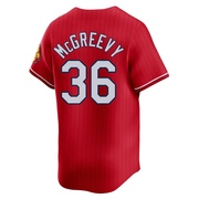 Michael McGreevy Men's St. Louis Cardinals 2024 City Connect Jersey - Red Limited