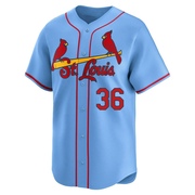 Michael McGreevy Men's St. Louis Cardinals Alternate Jersey - Light Blue Limited