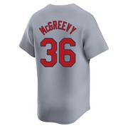 Michael McGreevy Men's St. Louis Cardinals Away Jersey - Gray Limited