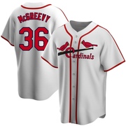 Michael McGreevy Men's St. Louis Cardinals Home Cooperstown Collection Jersey - White