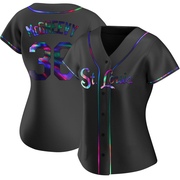 Michael McGreevy Women's St. Louis Cardinals Alternate Jersey - Black Holographic Replica