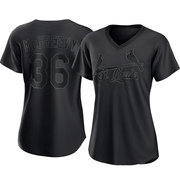 Michael McGreevy Women's St. Louis Cardinals Pitch Fashion Jersey - Black Replica