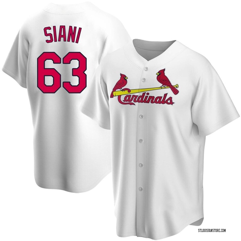 Michael Siani Men's St. Louis Cardinals Home Jersey - White Replica