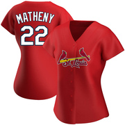 Mike Matheny Women's St. Louis Cardinals Alternate Jersey - Red Replica