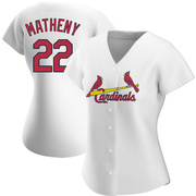 Mike Matheny Women's St. Louis Cardinals Home Jersey - White Authentic