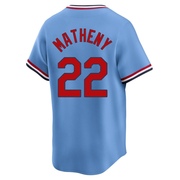 Mike Matheny Youth St. Louis Cardinals Cooperstown Collection Jersey - Light Blue Limited