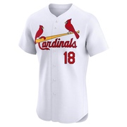 Mike Shannon Men's St. Louis Cardinals Home Jersey - White Elite