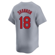 Mike Shannon Youth St. Louis Cardinals Away Jersey - Gray Limited