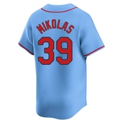 Miles Mikolas Men's St. Louis Cardinals Alternate Jersey - Light Blue Limited