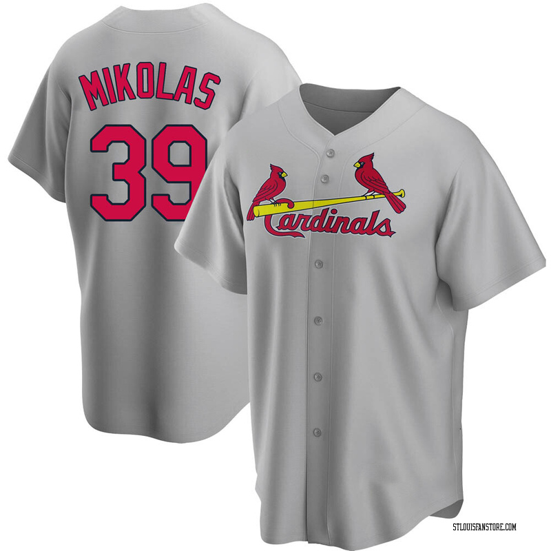 Miles Mikolas Men's St. Louis Cardinals Road Jersey - Gray Replica