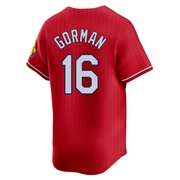 Nolan Gorman Men's St. Louis Cardinals 2024 City Connect Jersey - Red Limited