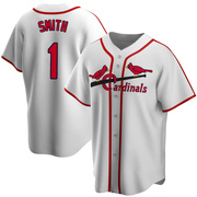 Ozzie Smith Men's St. Louis Cardinals Home Cooperstown Collection Jersey - White