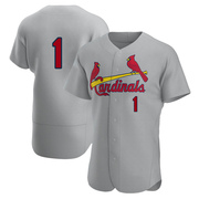 Ozzie Smith Men's St. Louis Cardinals Road Jersey - Gray Authentic