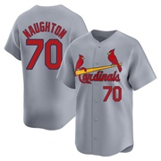 Packy Naughton Men's St. Louis Cardinals Away Jersey - Gray Limited