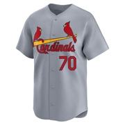 Packy Naughton Men's St. Louis Cardinals Away Jersey - Gray Limited