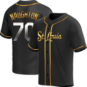 Packy Naughton Youth St. Louis Cardinals Alternate Jersey - Black Golden Replica