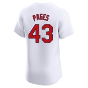 Pedro Pages Men's St. Louis Cardinals Home Jersey - White Elite