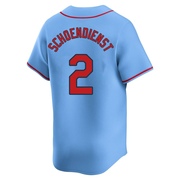 Red Schoendienst Men's St. Louis Cardinals Alternate Jersey - Light Blue Limited