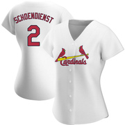 Red Schoendienst Women's St. Louis Cardinals Home Jersey - White Authentic