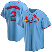 Red Schoendienst Youth St. Louis Cardinals Alternate Jersey - Light Blue Replica