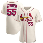 Riley O'Brien Men's St. Louis Cardinals Alternate Jersey - Cream Authentic