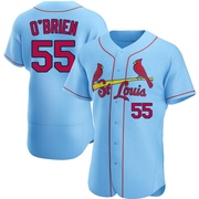 Riley O'Brien Men's St. Louis Cardinals Alternate Jersey - Light Blue Authentic