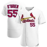 Riley O'Brien Men's St. Louis Cardinals Home Jersey - White Authentic