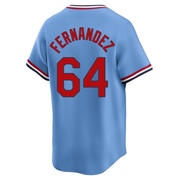 Ryan Fernandez Men's St. Louis Cardinals Cooperstown Collection Jersey - Light Blue Limited