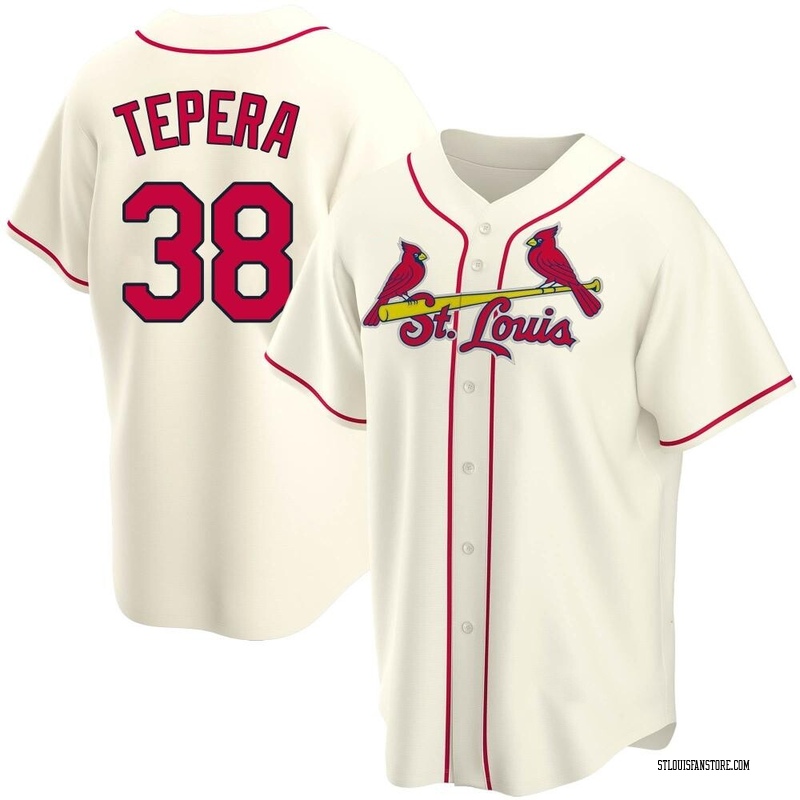 Ryan Tepera Men's St. Louis Cardinals Alternate Jersey - Cream Replica