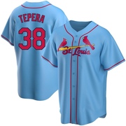 Ryan Tepera Men's St. Louis Cardinals Alternate Jersey - Light Blue Replica